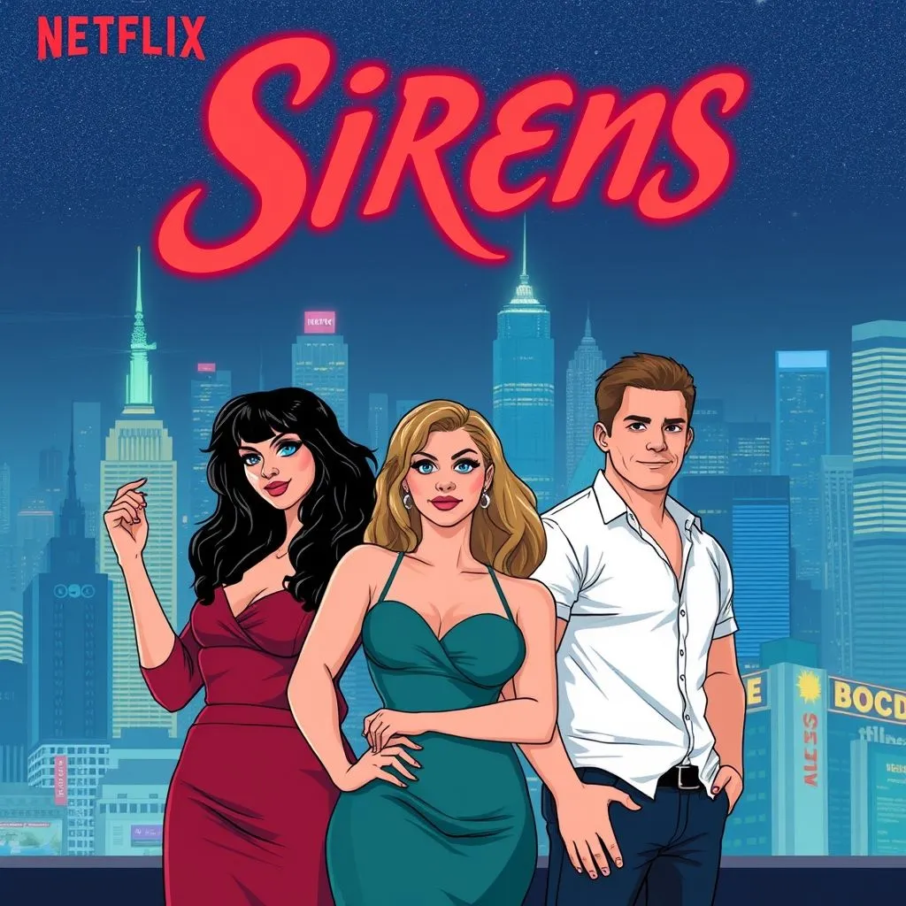 ¡Descubre 'Sirens'! La Nueva Comedia Oscura de Netflix que No Te Puedes Perder