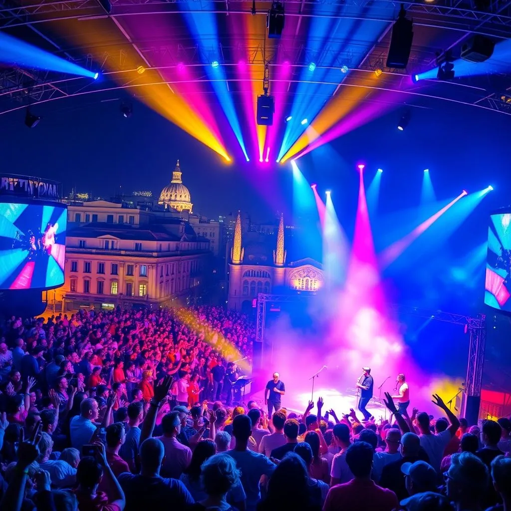 Grandes Conciertos que se Celebrarán en Barcelona en 2025\n\nBarcelona es conocida por su vibrante escena cultural y musical. En 2025, la ciudad dará la bienvenida a una serie de conciertos espectaculares que prometen ser inolvidables. Desde leyendas de la música pop hasta emergentes talentos, aquí tienes un recorrido por los eventos más destacados del calendario musical de Barcelona.\n\n## Principales Artistas que Actuarán en 2025\n\n### 1. **Taylor Swift**\n\nUno de los nombres más esperados es el de **Taylor Swift**, cuya **gira mundial** estará haciendo una parada en Barcelona. Con su impresionante repertorio de éxitos, será una oportunidad única para escuchar en vivo canciones que han marcado generaciones.\n\n- **Fecha**: 12 de julio de 2025  \n- **Lugar**: Estadio Olímpico Lluís Companys  \n- **Entradas**: [Compra tus entradas aquí](https://www.ticketmaster.es)\n\n![Taylor Swift en concierto](url_de_imagen_taylor_swift)\n\n### 2. **Coldplay**\n\nLa banda británica **Coldplay** está lista para ofrecer una experiencia mágica en el escenario de **Barcelona**. Con su variado repertorio y espectáculos visuales impactantes, no querrás perderte esta experiencia única.\n\n- **Fecha**: 5 de agosto de 2025  \n- **Lugar**: Estadi Johan Cruyff  \n- **Entradas**: [Consigue las tuyas aquí](https://www.ticketmaster.es)\n\n### 3. **Shakira**\n\nLa icónica **Shakira** también ha confirmado su presencia en **Barcelona** en 2025. Con su energía contagiosa, sus conciertos son siempre un derroche de ritmo y emoción.\n\n- **Fecha**: 22 de septiembre de 2025  \n- **Lugar**: Palau Sant Jordi  \n- **Entradas**: [Más información aquí](https://www.ticketmaster.es)\n\n## Otros Eventos Musicales Destacados en Barcelona\n\nAdemás de los conciertos mencionados, hay otros eventos que vale la pena considerar:\n\n### 4. **El Festival Primavera Sound**\n\nUno de los festivales más esperados, **Primavera Sound**, traerá una alineación de artistas de renombre. Este festival es perfecto para aquellos que buscan descubrir nueva música y disfrutar de performances al aire libre.\n\n- **Fecha**: 28 de mayo a 1 de junio de 2025  \n- **Lugar**: Parc del Fòrum  \n- **Entradas**: [Compras de abonos aquí](https://www.primaverasound.com)\n\n### 5. **Mad Cool Festival**\n\nAunque tradicionalmente ha tenido lugar en Madrid, el **Mad Cool Festival** ha anunciado su expansión a Barcelona en 2025. Este festival promete atraer a los mejores nombres del rock y la música alternativa.\n\n- **Fecha**: 6 a 8 de julio de 2025  \n- **Lugar**: Fira de Barcelona  \n- **Entradas**: [Consulta la información aquí](https://www.madcoolfestival.es)\n\n![Mad Cool Festival](url_de_imagen_mad_cool)\n\n## Consejos para Asistir a Conciertos en Barcelona\n\nAsistir a un concierto en Barcelona puede ser una experiencia fantástica, pero es importante estar preparado. Aquí te dejamos algunos consejos:\n\n- **Compra tus entradas con anticipación**: Muchos conciertos se agotan rápidamente. No esperes al último minuto.\n- **Llega temprano**: Asegúrate de llegar con tiempo para conseguir un buen lugar y disfrutar del ambiente previo al concierto.\n- **Consulta el transporte público**: Barcelona tiene una excelente red de transporte. Así podrás evitar problemas de tráfico y disfrutar de tu noche sin preocupaciones.\n\n## Conclusión\n\n**Barcelona en 2025** será un epicentro musical. Con artistas de renombre y festivales impresionantes, te recomendamos que marques en tu calendario estas fechas y te prepares para vivir momentos inolvidables. ¡No dejes pasar la oportunidad de ser parte de esta vibrante experiencia musical!\n\n### Preguntas Frecuentes (FAQ)\n\n#### ¿Dónde comprar entradas para los conciertos en Barcelona?  \nLas entradas están disponibles en plataformas como [Ticketmaster](https://www.ticketmaster.es) y [Entradas.com](https://www.entradas.com).\n\n#### ¿Qué otros eventos musicales se celebrarán en Barcelona en 2025?  \nAparte de los mencionados, habrá diversos eventos en clubes y salas pequeñas a lo largo del año.\n\n#### ¿Barcelona es segura durante los conciertos?  \nSí, la ciudad es generalmente segura. Sin embargo, siempre es recomendable estar atento a tus pertenencias.\n\n---  \n**Prompt para generar imagen del artículo en inglés:**  \n